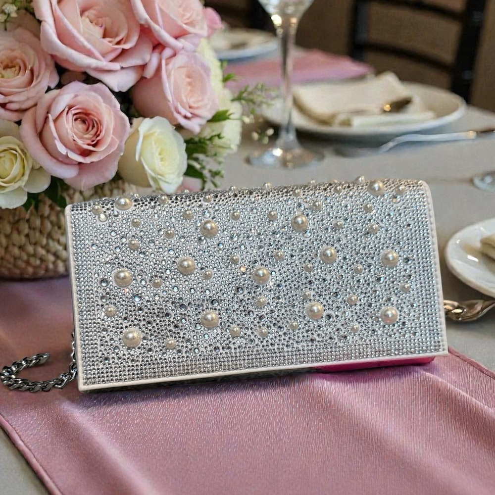 Elegant Silver Clutch
